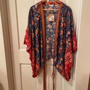 KORI Floral Tie Kimono